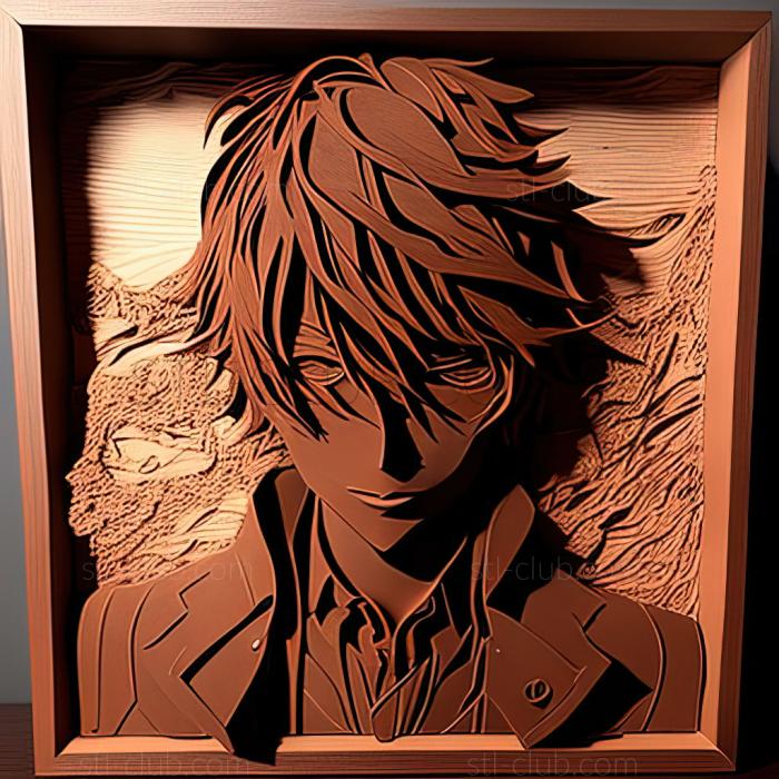 3D модель Ю Шимамура из Bungo Stray Dogs (STL)